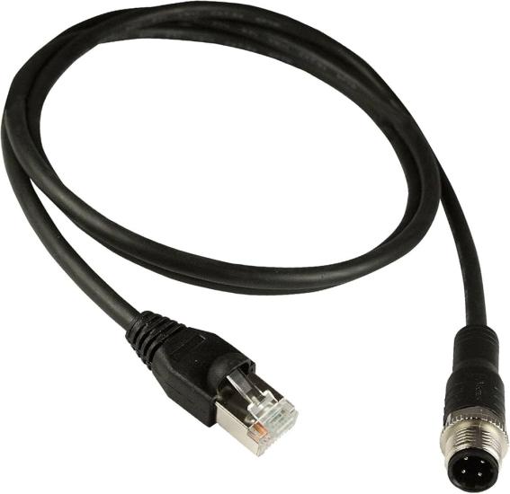 M12 4 Pin D Kod to RJ45 2 METRE PROFİNET KABLOSU