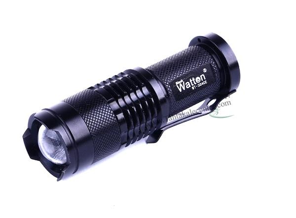 Watton / Wt-304 - Mini Güçlü Şarjlı Pilli EL Feneri