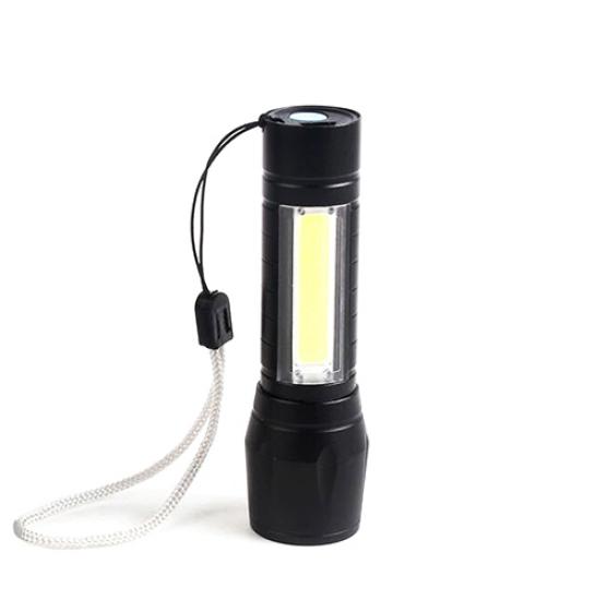 Watton / WT-030 - MİNİ ÇOK GÜÇLÜ ŞARJLI EL FENERİ ( XPE+ COB LED )