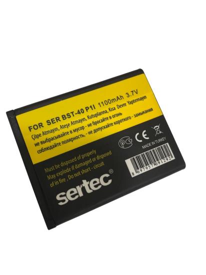SERTEC - SONY / ERİCSON  SR-BST-40 / P1 I Uyumlu Batarya