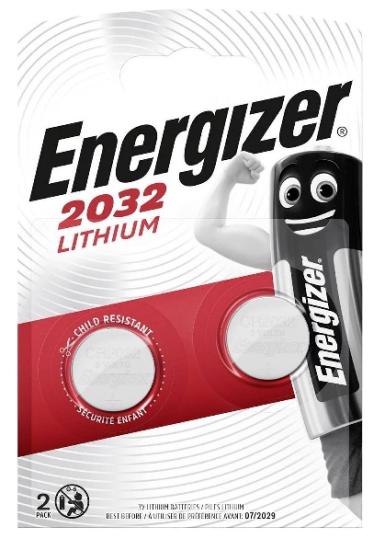 Energizer CR2032 3V Lityum Pil 2'li Paket
