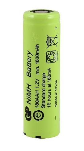 GP - 1.2V 1800 mAh AA Size Ni-Mh Pil