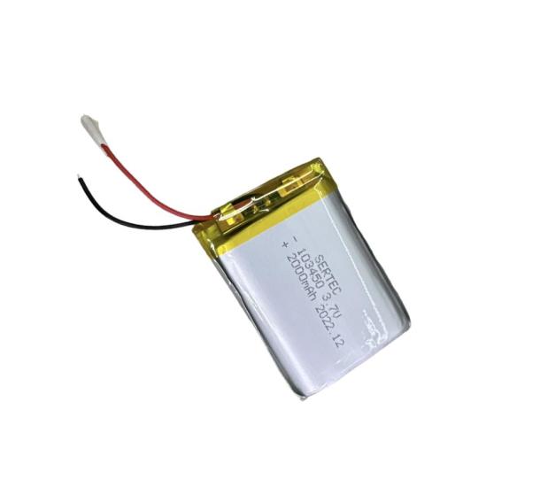 Sertec 103450 3.7V 2000 MAh Li-Polymer Pil (Devreli/1.5A)