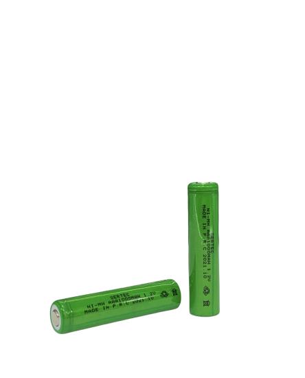 Sertec - 1.2V 1000 Mah - AAA - Ni-MH Şarjlı Pil - (Başsız / Flat Head)