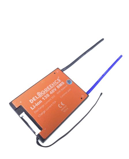 Deligreencs - 13S 30A  LI-ION BMS KARTI SENSÖRLÜ ORTAK PORT