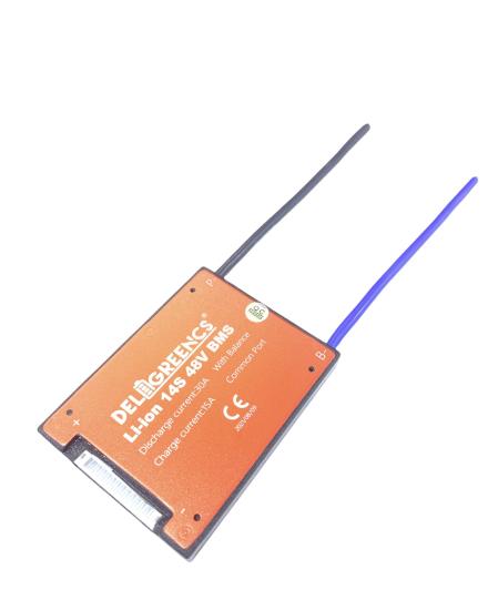 Deligreencs - 14S 30A  LI-ION BMS KARTI SENSÖRLÜ ORTAK PORT