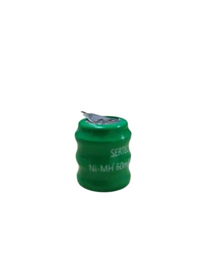 Sertec - 3.6V 3S1P 60 Mah 2 Pin NI-MH Buton Pil