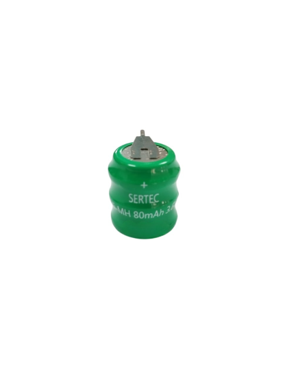 Sertec - 3.6V 3S1P 80 Mah 2 Pin NI-MH Buton Pil