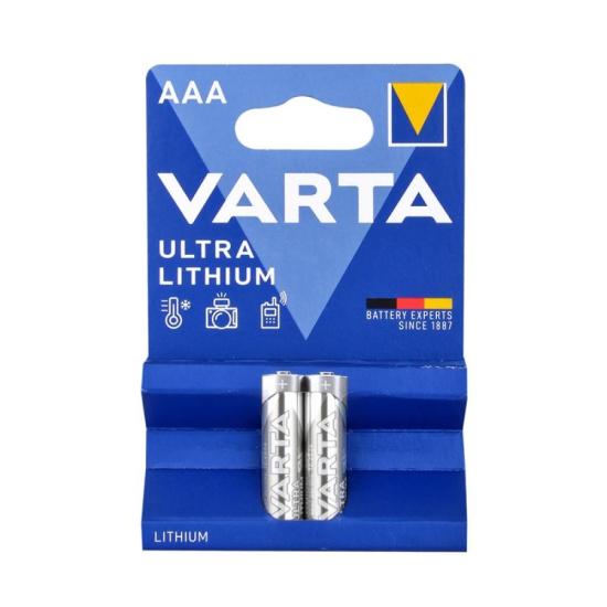 Varta Profesyonel Lithium AAA Size İnce Kalem Pil 2li