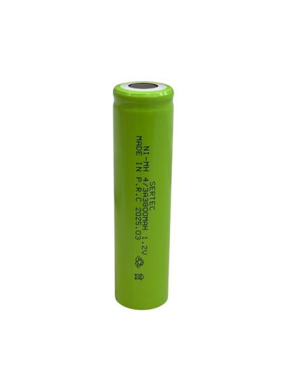 Sertec - 1.2V 3800 Mah - 4/3A - Ni-MH Şarjlı Pil - (Başsız / Flat Head)