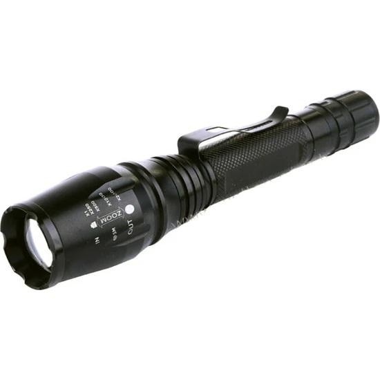 Watton / Wt-241- Profesyonel Tx6 Şarjlı Zoomlu El Feneri