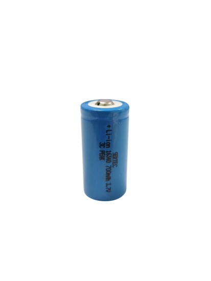 Sertec 3.7V Li-ion 16340 - 700 mAh 1C Başlı Şarjlı Pil