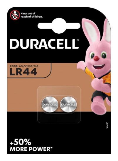 Duracell LR44 Pil 2'Li