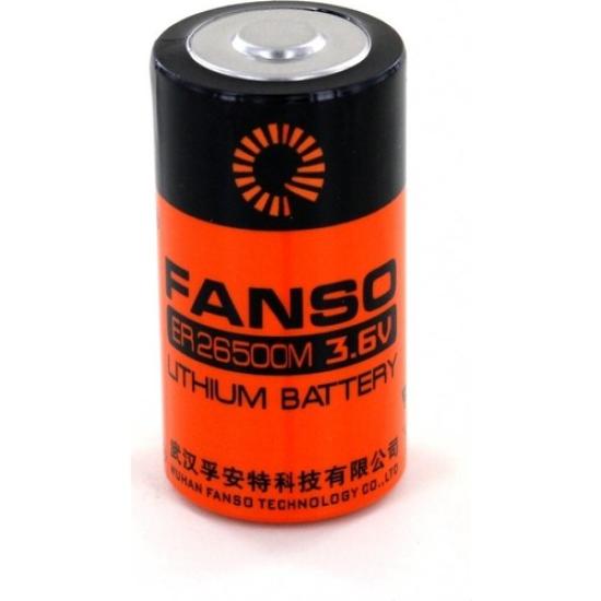FANSO ER26500M 3.6V C Size Lithium Pil (Li-SOCL2)