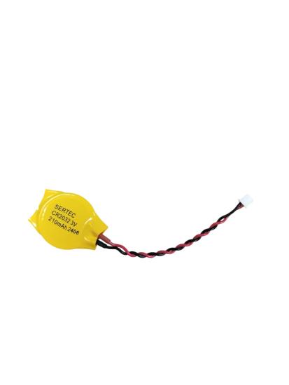 Sertec CR2032 3V Kablolu ( 6cm) + Konnektörlü Li-MnO2 Button Pil (Akıllı Tahta Versiyonu)