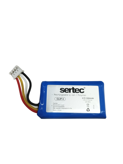 Sertec JBL Clip 4 uyumlu 3.7v 1050 mah Soketli Batarya