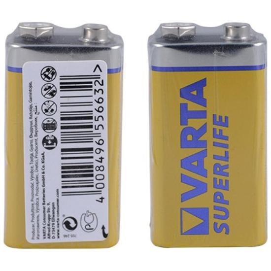 VARTA  9V ÇİNKO KARBON SUPER LIFE (TEKLİ SHRİNK)