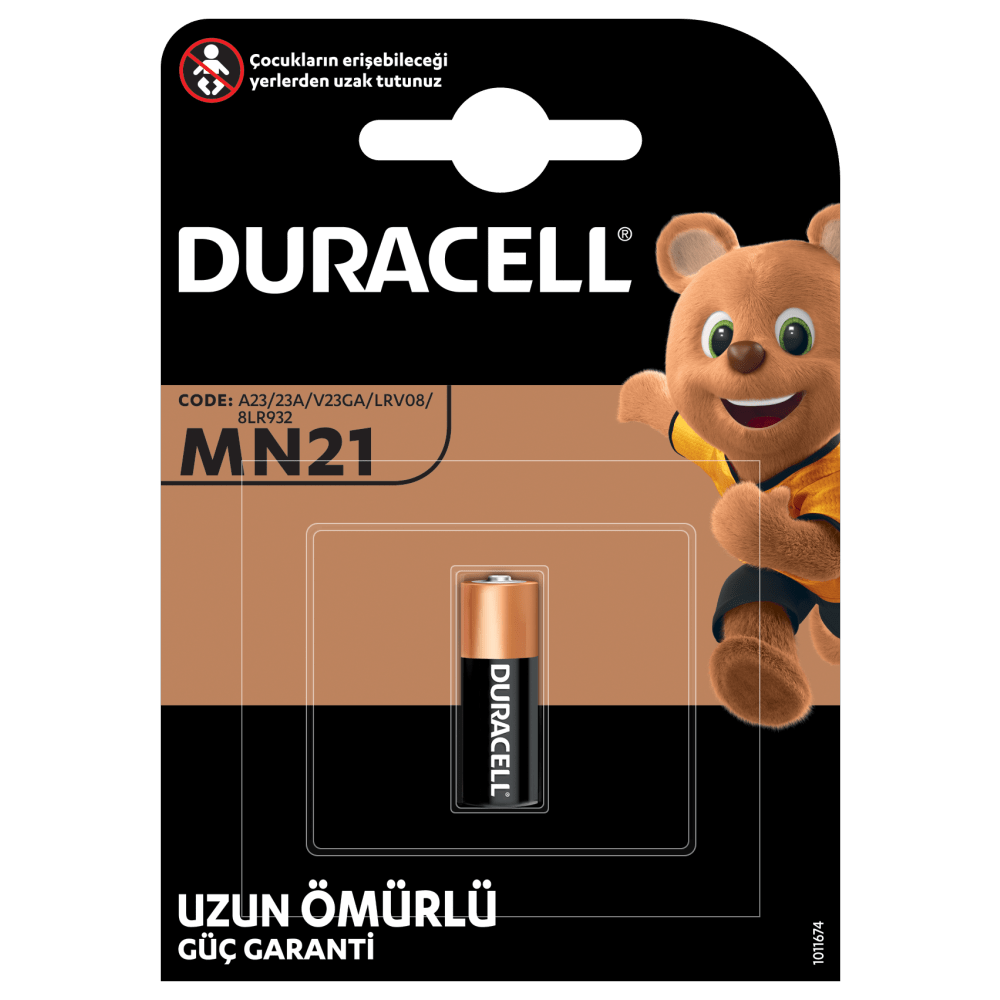 Duracell MN21 / A23 / 23A 12V Pil