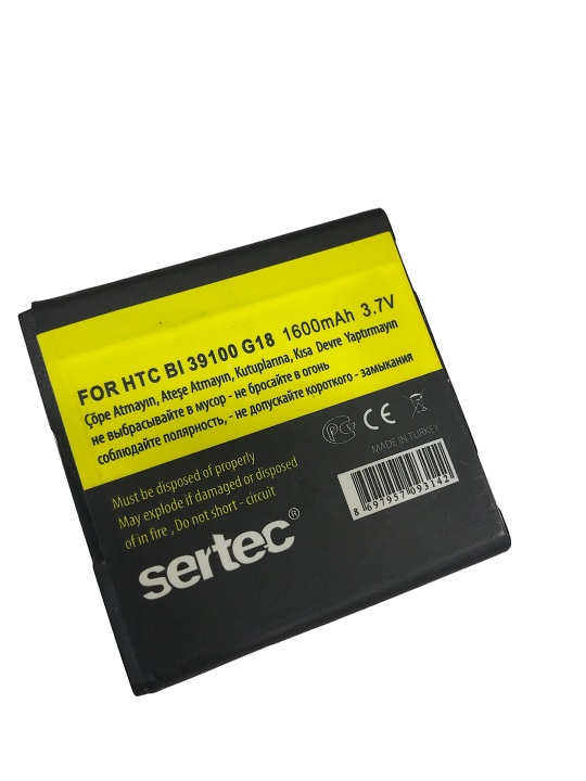 SERTEC - HTC   G18 Sensation XE / BI 39100 Uyumlu Batarya