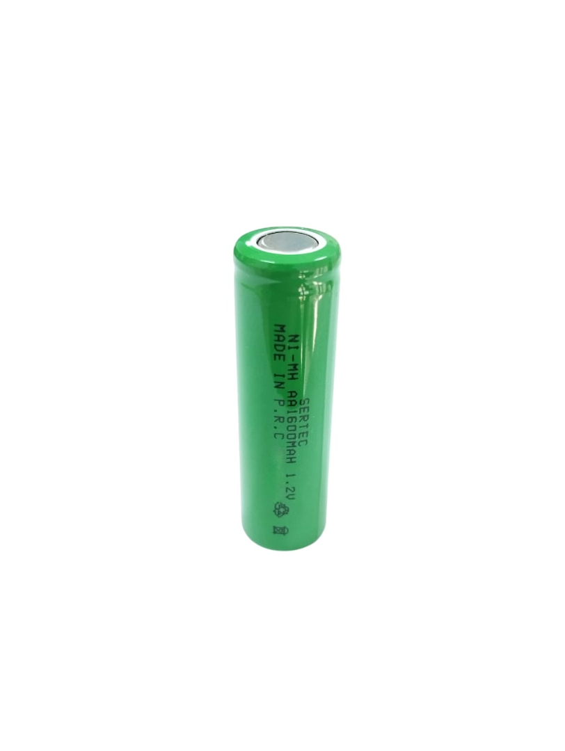 Sertec - 1.2V 1600 Mah - AA - Ni-MH Şarjlı Pil - (Başsız / Flat Head)
