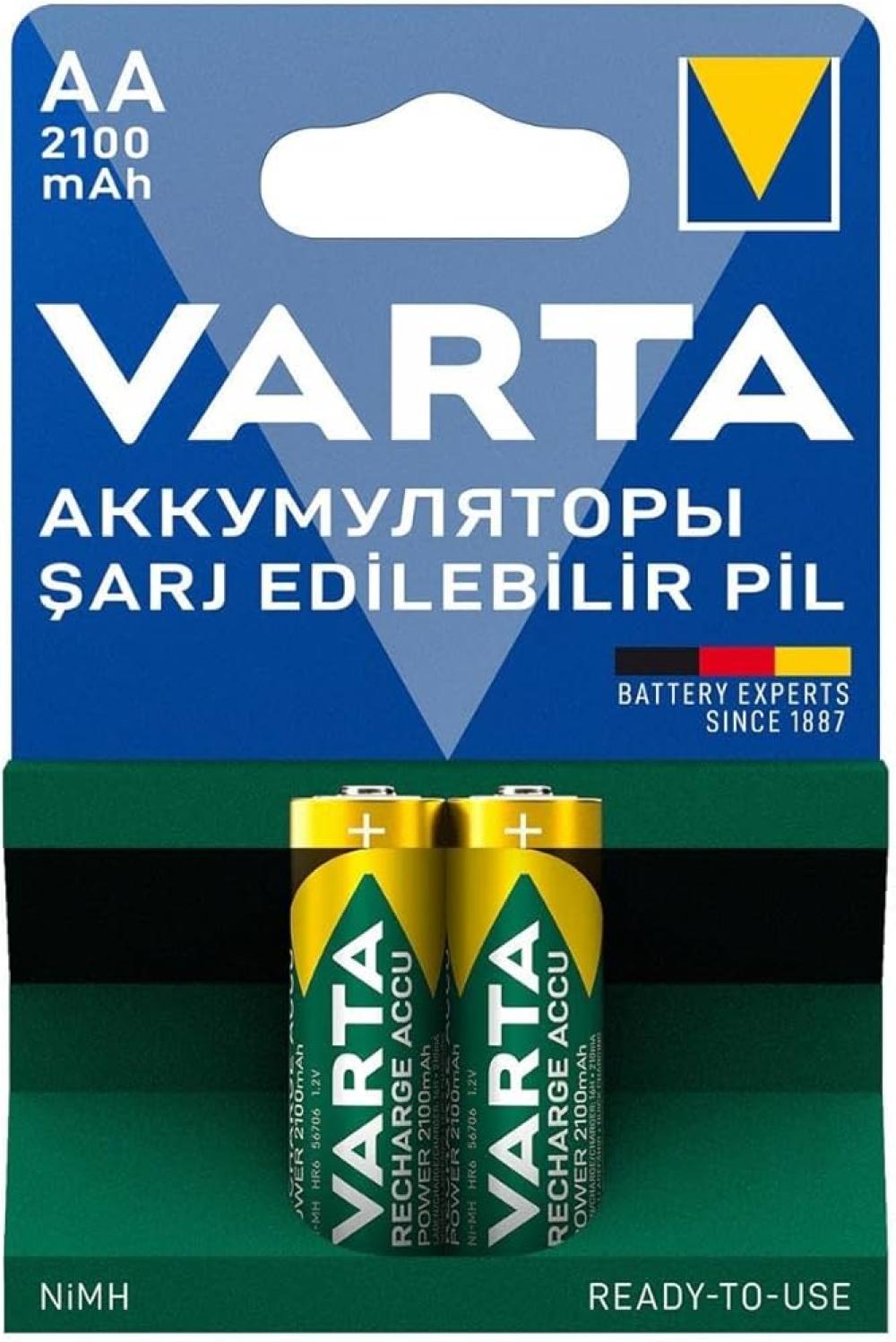 Varta 2100 mAh Kalem Pil Ready2Use 2li Blister