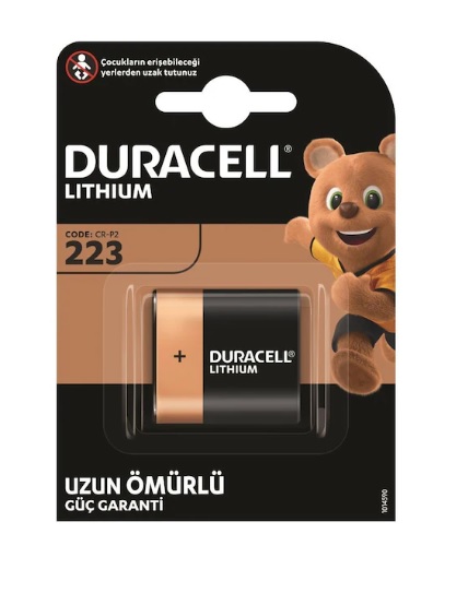 Duracell CR-P2 / CR223A 6V Lityum Pil