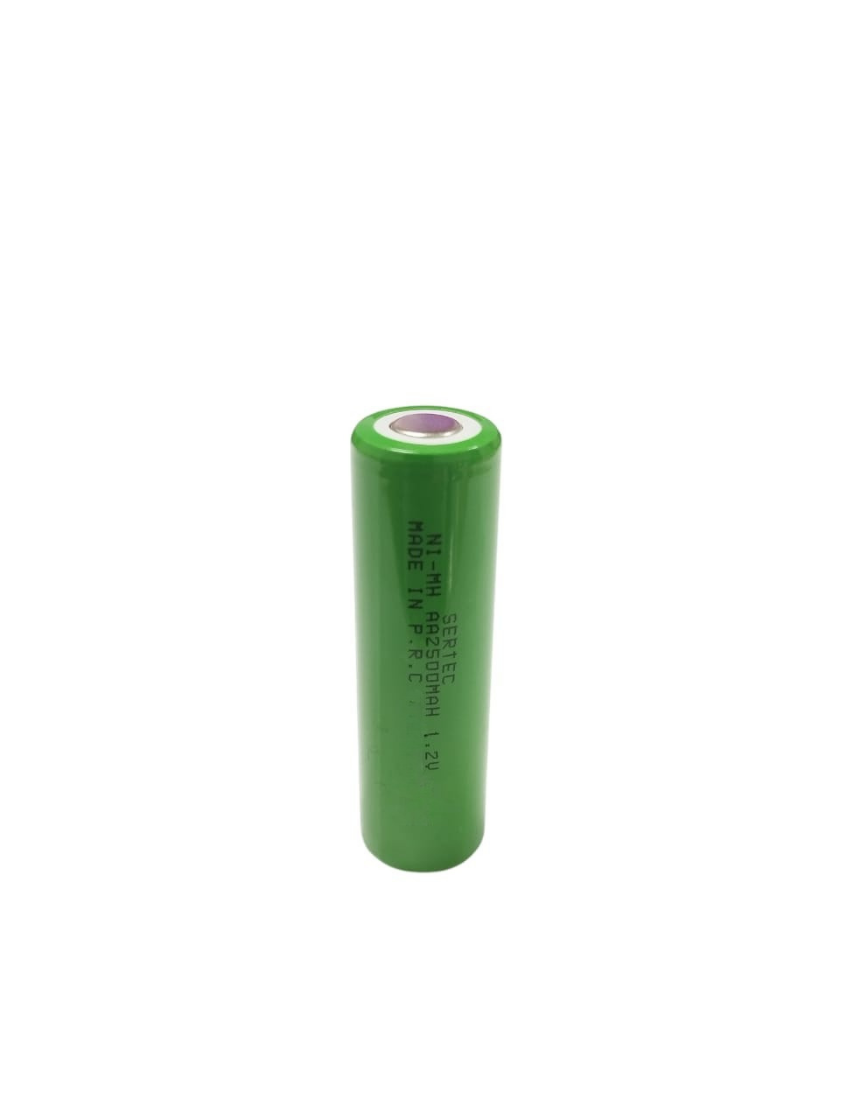 Sertec - 1.2V 2500 Mah - AA - NI-MH Şarjlı Pil - (Başsız / Flat Head)