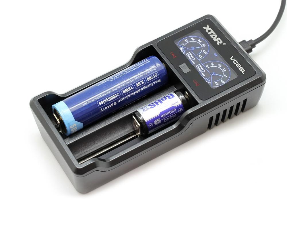 Xtar VC2SL İkili Li-ion / NI-CD / NI-MH Pil Şarj Cihazı