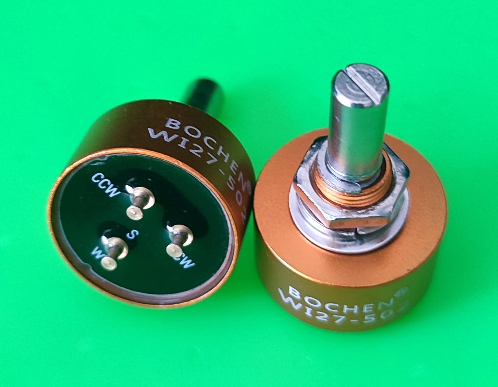 WI27-104, 100K 2W Sonsuz Tur Potansiyometre, IP67